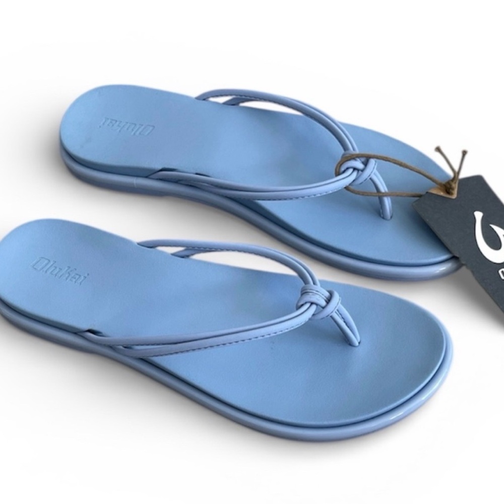 OluKai Women's AKA Cloud Blue Sandals Sz 10